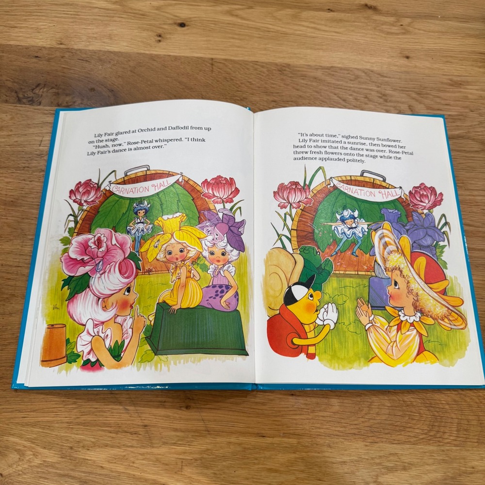 Rose Petal Place Lily Fair Learns a Lesson 1984 Parker Brothers Story Book Vtg - Picture 5 of 8